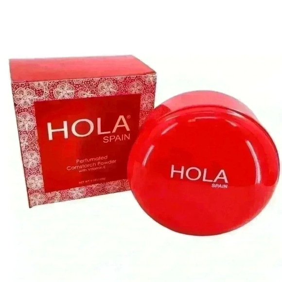 HOLA Spain NWT Petal Perfumed
Dusting Powder 4oz with Powder Puff. Talcum Free - Picture 2 of 4